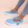 Casual Shoes Tennis Women Outdoor Sports Cutout Canvas Lightweight Non-Slip Breattable Sneakers Soft Walking