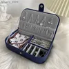 Accessories Packaging Organizers Portable Jewelry Box Jewelry Organizer Display Travel Jewelry Case Boxes Button Leather Storage Chenille Jewe Y240423 17KW