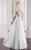 Vestido de noiva Zie door lijfje aline sexy lange mouwen trouwjurk kanten appliques casamento china bruidsjurken6950852