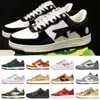 2024 Hot designer Casual Shoes bapesta outdoor mens womens sta Low platform Black Camo bule Grey Black Beige Suede sports sneakers trainers size 5.5-11 c1