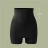 Women's Panties Ice Silk High Waist Women Tummy Control Seamless Shorts Double Layer Under The Skirt Boxer Safety Pants Shapewear