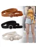 Belts 100CM Woven Belt Male Female Students Knot Decorative Skirt Denim Shorts Sweater Shirt Ins Style Versatile Free