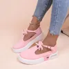 Casual Shoes Tennis Women Outdoor Sports Cutout Canvas Lightweight Non-Slip Breattable Sneakers Soft Walking