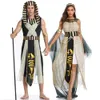 Halloween Pharaoh Cosplay Costume Egyptian Goddess Adult Sized Stage Opera Performance Theme Party Costumes