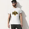 Polo's voor heren - Gold Logo T -shirt Leuke tops Esthetische kleding T -stukken Vintage kleding T shirts mannen