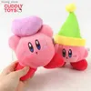 Tornari peluche Kirby Plush Boll Toys Cartoon Anime Game Allundings Soft PP Cotton Kawaii Kirby Cute Boll Boll Toys for Children Girl Girls Gifts Y240415