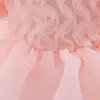 Девушка платья милые девушки розовый платье для вечеринки летнее пухлое карнавальное платье детские дети мягкие свадебные подружки невесты Вечерний выпускной вечер