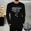 2024 Mens Hoodies Sweatshirts Tasarımcı Mektup Marka Erkekler Marka Vahşi High Street Casual Bahar Sonbahar Amerikan Gevşek Çift Kapşonlu Kazak T Shirt Giysileri Üst M-4XL