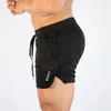 2023 Fitness sports Shorts Man Summer Gyms Workout Male Breathable Mesh shorts Quick Dry Beach Short Pants men Sportswear 240403