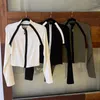Vestes pour femmes Corée Sweat-shirt décontracté Femmes Harajuku Patchwork Stand Collar Zipper Cardigan femelle Spring Slim Long manche