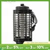 Lampade killer di zanzare 220 V Selezione a doppia dimensione Nuova lampada UV Electric Insect Black Mosquito Eliminator per giardini interni ed esterni 15W YQ240417