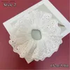 Haar rubberen bands Haaraccessoires Vierlaags Otensed Lace Franse Hair Ring Persring Stand Haar stropdas Lolita Lace Accessories Ins Diy Soft 1 Piece Y240417