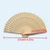 Decorative Figurines Hand-made Antique Craft Fan Vintage Hollow Incense Wood Lady Folding Chinese Style Carving Printing Decoration