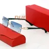2024最高品質のサングラスファッションメガネサングラスレディエーションのためのデザイナーアンチ放射UV400偏光レンズメンズレトロ眼鏡