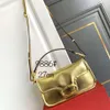 Женщина Vallentinos Bags Vlogoo New Designer High End Lady Casual Swork 2024 Fashion Women Women Single Plound Crossbody Mancheld Cowhide Bag Underarm 6xec