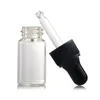 Bottiglie di stoccaggio riutilizzabile bottiglia di gocce in vetro vuoto liquido essenziale oildispenser all'ingrosso
