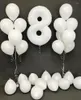 Décoration de fête 21pcs 32 pouces de ballons en papier d'aluminium