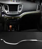 For Hyundai Tucson Stainless Steel Dashboard Trim Center Console Panel Molding Decorative Car Interior Styling Garnish4259545