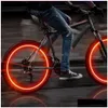 Decorative Lights 4 Pcs Wheel Cap Car Tire Tyre Air Vae Stem Led Light Er Accessories For Bike Motorcycle Waterproo Drop Delivery Mo Dh6Eo