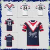 Sydney Roosters 2024 Męskie domowe koszulka Rugby Nazwa i rozmiar liczby S-L-xl-xxl-3xl-4xl-5xl FW24