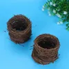 Dekorativa blommor 10st Grapevine Wreath Vine Branch Oavslutad ring Garland för DIY Craft Rattan Front Door Wall Hanging Base