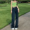 Kadın Kotları 2024 İlkbahar Yaz Kadınlar Sıradan Pamuk Yüksek Bel Moda Bayanlar Kalem Pantolon