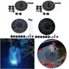 Garden Decorations 1.2W/1.4W 5LED Floating Solar Powered Water Fountain Pump With 7 Nozzle For Pool Pond