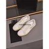 Comfort H Scarpe Sneaker di tela di moda in pelle bianca designer casual maschile slip-on slip-on womens skateboard scarpone leggero suola in gomma leggera 38-45