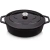 9.3 Quart Enameled Cast Iron Oval Dutch Oven with Lid - Non Stick Enamel Coating for Bread Baking and Cooking, Heavy Duty Pot