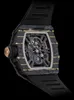 男性の時計マニュアルマンウォッチツアービヨンパワーRM12-01カーボンチェーンファイバーデザイナームーブメントリザーブ豊富