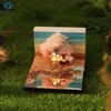 Календарь 3D Блокнот из храмового календаря сакура искусство 3D Memo Pad Stick Notes Block Note Decor Год подарки 240410