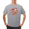 Men's Polos Red Mushrooms And Toadstools T-Shirt Plus Sizes Cute Tops Blanks Big Tall T Shirts For Men