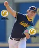 Luke Short Trey Newmann Cal Jersey de beisebol Tom Mayer Christian Becerra Oliver Boone Tyler Stasiowski Andres Galan costume costume California Golden Bears Jerseys