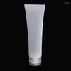 Opslagflessen 1 st leg plastic draagbare buizen knijpen cosmetische crème lotion reisfles e74c