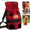 Cantatrice per cani Small Piccola Pieno Pet Dog Carrier Backpack Travel Backpack Dog Borse per animali domestici traspiranti Pulsina Cucciolo Carrier Borsa per cani L49