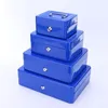 2024 Boîte pratiques à petite caisse avec touches en acier inoxydable verrouillable verrouillable en toute sécurité pour décoration de maison 240417