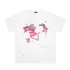 Koszulka szpiegowa męskie koszulka designer męskie koszulki czerwone różowe szpieżki Męskie T-shirty Młody bandyt 55 55 Anioła Tshirt Men Women T Shirts Haftowane Sper Web Eursize S/M/L/XL