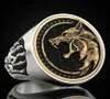 10pcs Hunter Wolf Claw Ring Viking Warrior Vintage Bicolor Men039 ANNIVERSAIRE GABEAU DE VOLICATION DOBINE