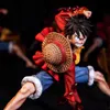 Action Toy Figures 18cm anime One Piece Luffy Figure Monkey D Luffy Battle Style Action Figurer Anime PVC Statue Model Doll Collection Toy Gift Kid