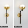 Wall Lamps Modern Copper Lamp Indoor Minimalist Ambient Light Porch Sconce Aisle Living Room Background Bedside Stair