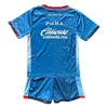 23 24 Cruz Azul Rodriguez Kids Kit voetballen Jerseys Salcedo Lira Duenas Moises Rivero Antuna Rotondi Home Away 3rd Child Football Shirts