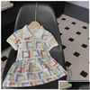 Ensembles de vêtements Baby Girls Designer Robe Kids Luxury Jupe Childrens Classic Clothes Letter Robes Drop Livrot K Maternity Dhdnc