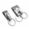 Keychains lanyards roestvrijstalen sleutelhanger beveiligingsclip op zware riem sleutelclip riem sleutelhanger d240417