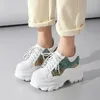 Casual Shoes Women Platform Chunky Sneakers 2024 Spring Autumn Mesh Wedges Ladies Wedge Sports Dad Woman Vulkanized