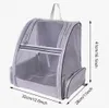 Składany plecak dla plecaka dla małego psa plecaka z plecakiem wentylacyjnym torba oddychająca do podróży na świeżym powietrzu 240409
