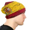 Berretti cappelli sottili bandiera nazionale Bandiera nazionale maschile spagnola spagnolo berretto hip hop cranio berretti tasselli