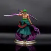 Action Toy Figures Anime Figurine One Piece 20cm GK RORONOA ZORO Double tête PVC Childre