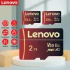 Adaptateur Lenovo Carte mémoire 2TB 64 Go 128 Go 256 Go 512 Go High Speed Flash Micro TF SD Card 256 128 64 Go Mini SD Card pour Nintendo Switch