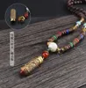 Stile etnico NEPAL GAGA BASSI SEI PAROLE DI VERITÀ GEADA DI BUDDHA BUDDHA CATENA DI BUDDHA SEMPLICE CACCOLA VINTAGE LUNGA LUNGA CACCOLA DI PENDANTE1020656