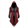 Men's Trench Coats Mens Vintage Halloween Hoody Costumes Gothic Swallow-Tail Coat Cosplay Long Uniform Sleeve Steampunk Jacket S-5XL